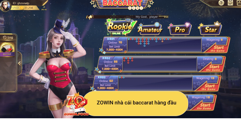 Hướng Dẫn Cách Chơi Baccarat Online Luôn Thắng Trong 1 Nốt Nhạc 1 Nhà cái baccarat trực tuyến ZOWIN
