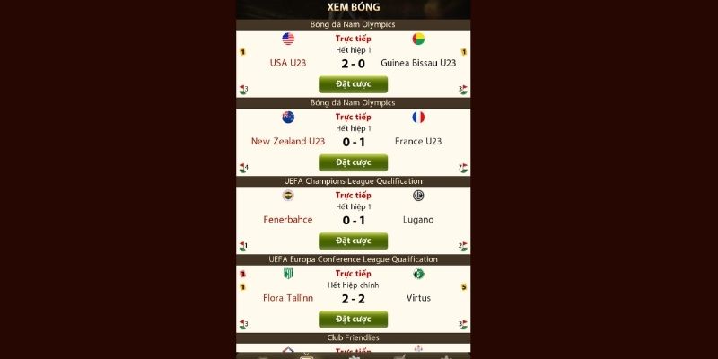 Về ZOWIN - Thiên Đường Game Bài Đổi Thưởng Đỉnh Nhất 2024 5 Sảnh cá cược thể thao thú vị